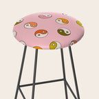 Rainbow Yin Yang Print Stool Gallery Image 2