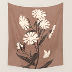 Abstract Flowers 16 Wall Tapestry Gallery Image 4