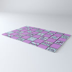 Sagittarius Checkered Print Rug Gallery Image 3