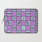 Sagittarius Checkered Print Laptop Sleeve Gallery Image 1