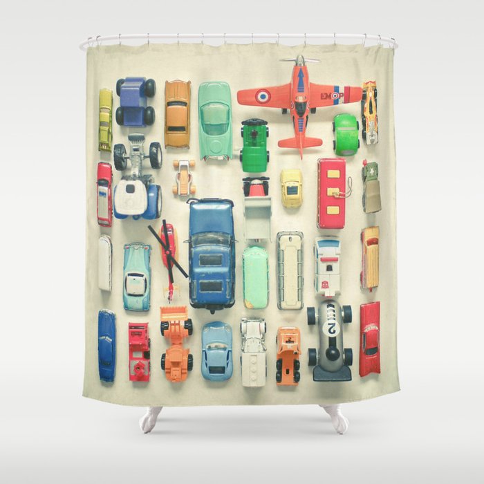 Free Parking Shower Curtain Gallery Image 1
