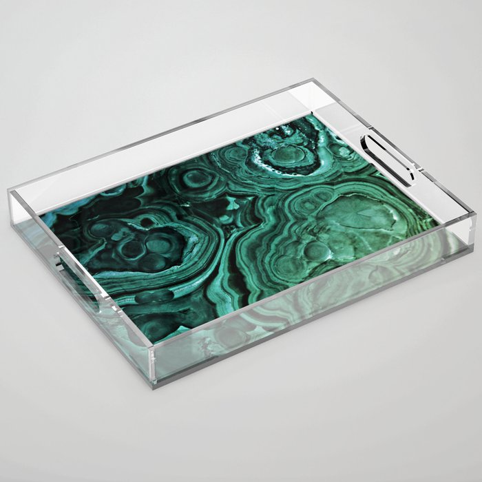MALACHITE GREEN Acrylic Tray Gallery Image 1