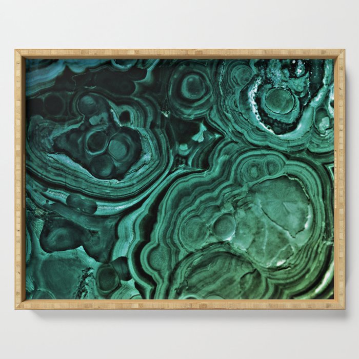 MALACHITE GREEN Serving Tray Gallery Image 1