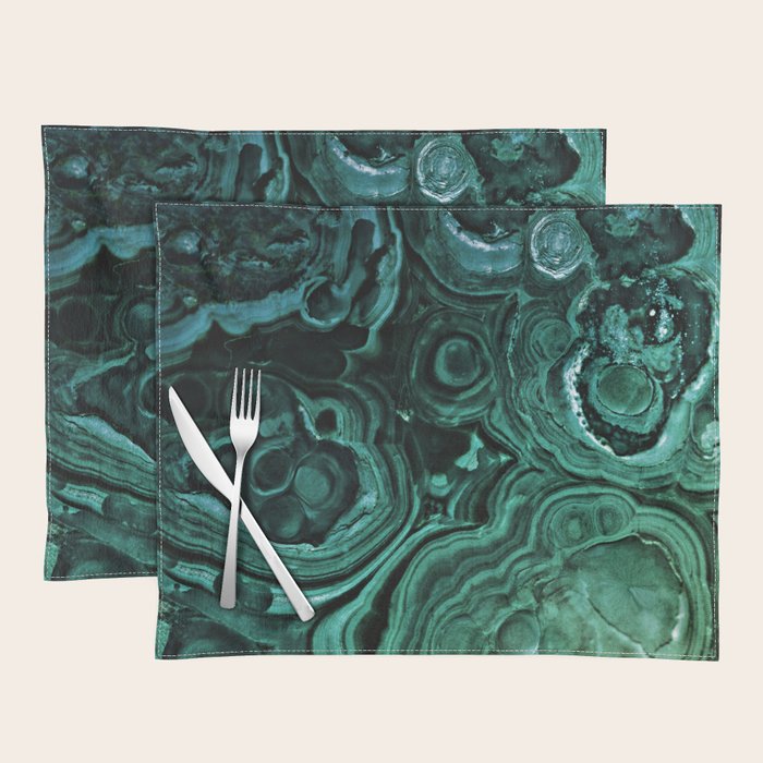 MALACHITE GREEN Placemat Gallery Image 1