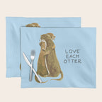Love each otter Placemat Gallery Image 1