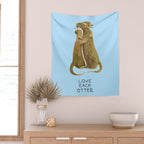 Love each otter Wall Tapestry Gallery Image 2
