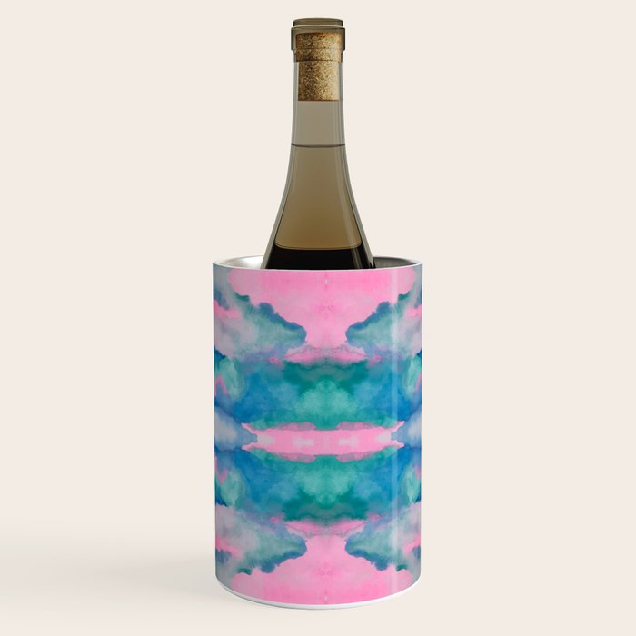 Florida Mirrored Watercolor Wine Chiller Gallery Image 3