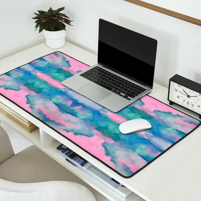 Florida Mirrored Watercolor Desk Mat Gallery Image 2