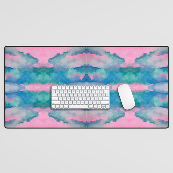 Florida Mirrored Watercolor Desk Mat Gallery Image 1