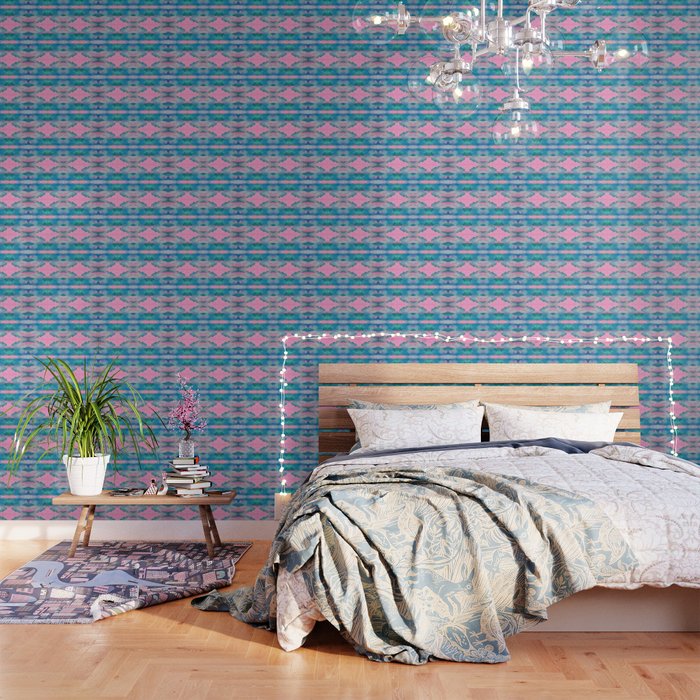 Florida Mirrored Watercolor Wallpaper Gallery Image 3
