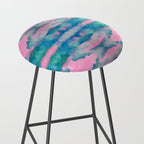 Florida Mirrored Watercolor Stool Gallery Image 2