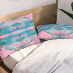 Florida Mirrored Watercolor Pillow Sham Gallery Image 2