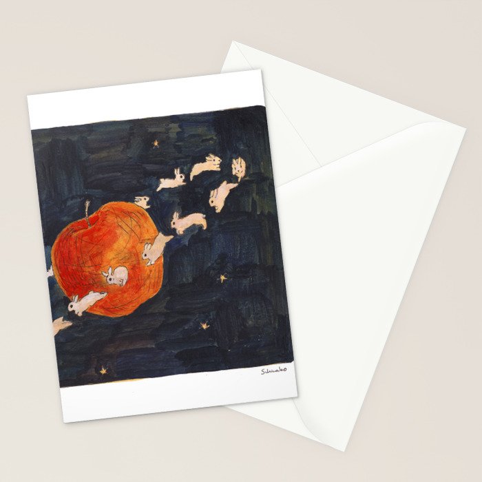 Saturn's rings Stationery Card Gallery Image 2