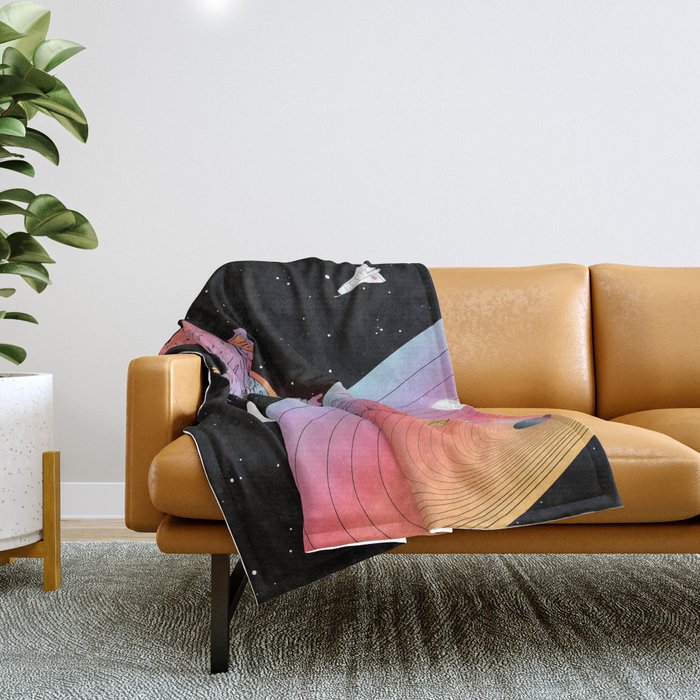 Coexistentiality 3 (An Anomaly to Another Reality) Throw Blanket Gallery Image 1