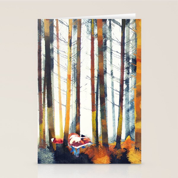 Autumn Hunt Stationery Card Gallery Image 1
