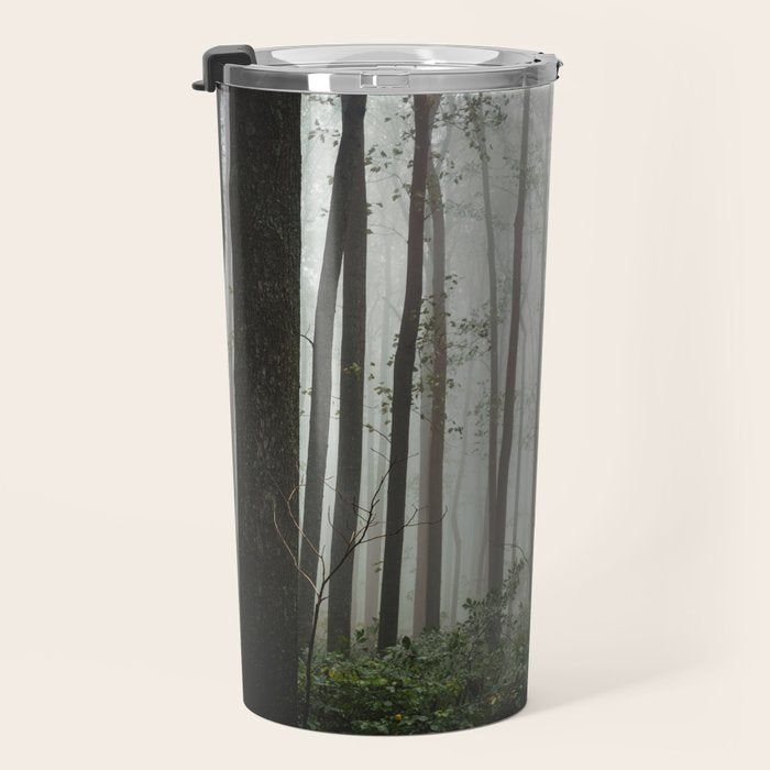 Great Smoky Mountains National Park - Forest Fog Adventure Travel Mug Gallery Image 3