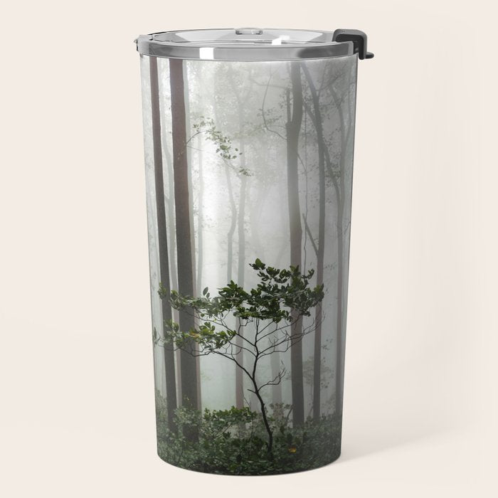 Great Smoky Mountains National Park - Forest Fog Adventure Travel Mug Gallery Image 2