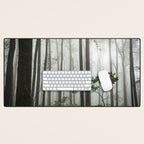 Great Smoky Mountains National Park - Forest Fog Adventure Desk Mat Gallery Image 1
