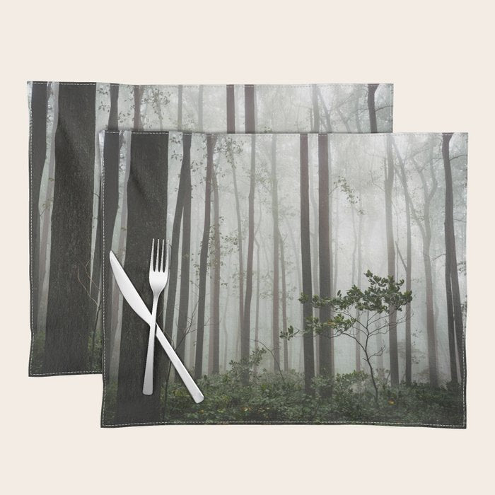 Great Smoky Mountains National Park - Forest Fog Adventure Placemat Gallery Image 1