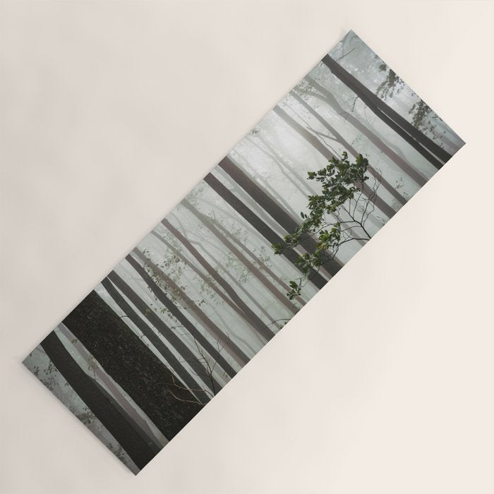 Great Smoky Mountains National Park - Forest Fog Adventure Yoga Mat Gallery Image 1