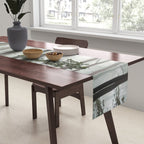 Great Smoky Mountains National Park - Forest Fog Adventure Table Runner Gallery Image 2