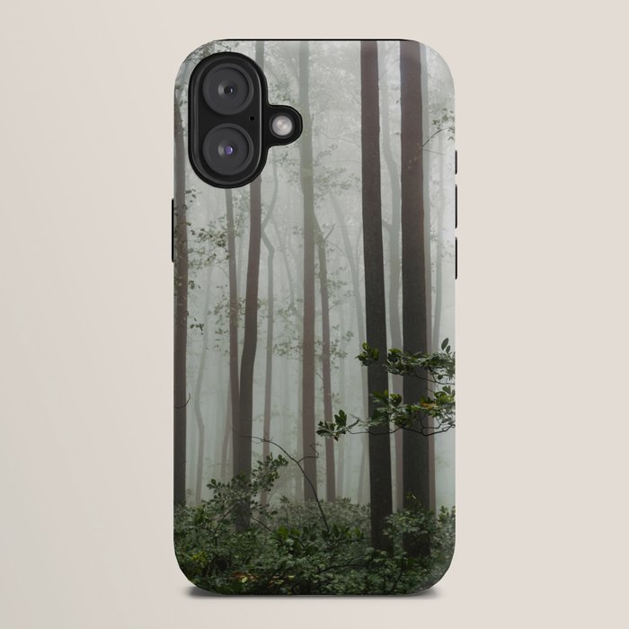Great Smoky Mountains National Park - Forest Fog Adventure iPhone Case Gallery Image 10