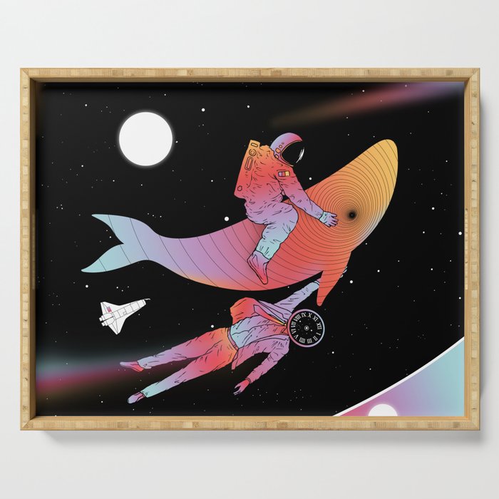 Coexistentiality 4 (A Journey Through Space and Time) Serving Tray Gallery Image 1