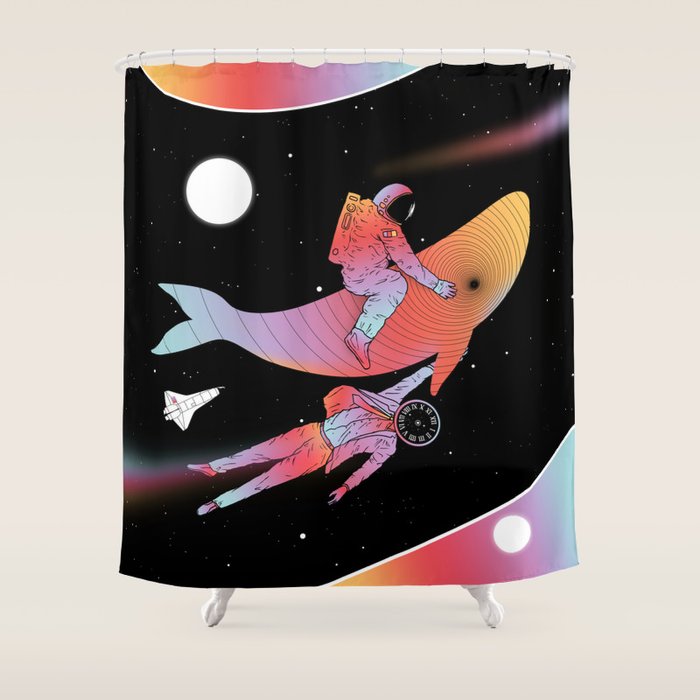 Coexistentiality 4 (A Journey Through Space and Time) Shower Curtain Gallery Image 1