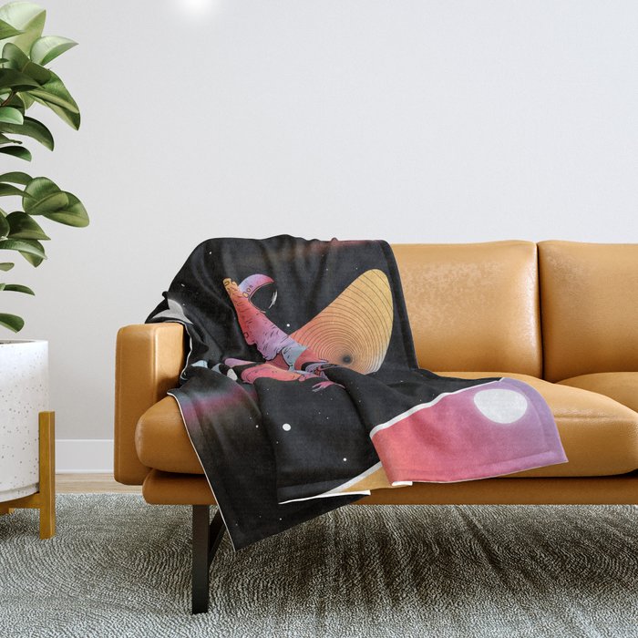 Coexistentiality 4 (A Journey Through Space and Time) Throw Blanket Gallery Image 1