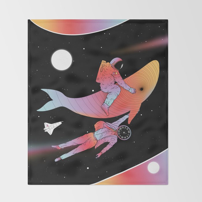 Coexistentiality 4 (A Journey Through Space and Time) Throw Blanket Gallery Image 2