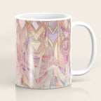 Glowing Coral and Amethyst Art Deco Pattern Coffee Mug Gallery Image 1