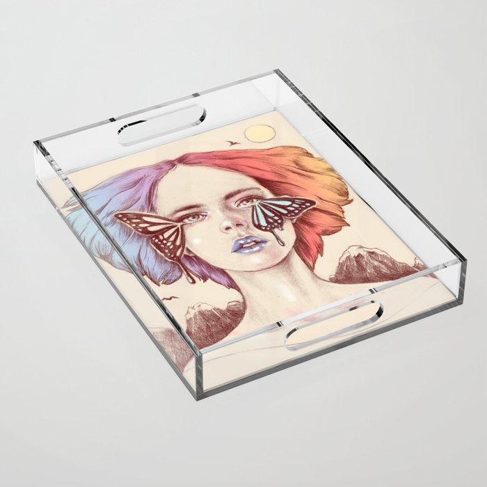 Watching the Life I Borrowed Acrylic Tray Gallery Image 1