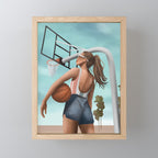 Hoops and Sunshine Mini Art Print Gallery Image 1
