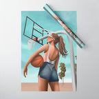 Hoops and Sunshine Wrapping Paper Gallery Image 1