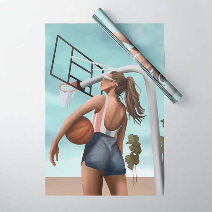 Hoops and Sunshine Wrapping Paper Gallery Image 1