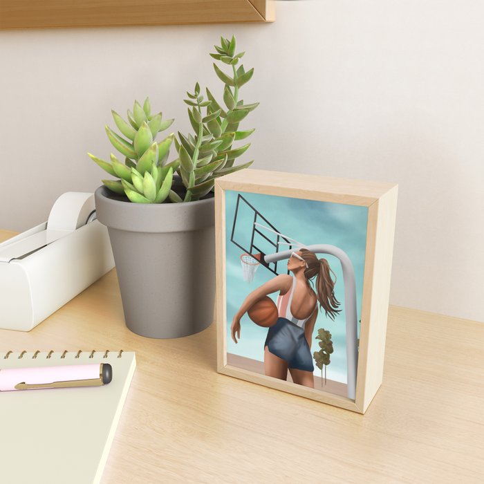 Hoops and Sunshine Mini Art Print Gallery Image 2