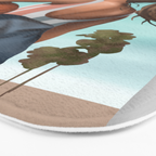 Hoops and Sunshine Bath Mat Gallery Image 3