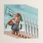 Hoops and Sunshine Wrapping Paper Gallery Image 3
