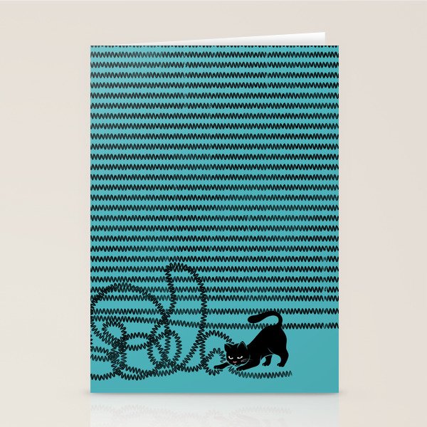 Unravel (in Blue) Stationery Card Gallery Image 2