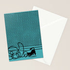 Unravel (in Blue) Stationery Card Gallery Image 2