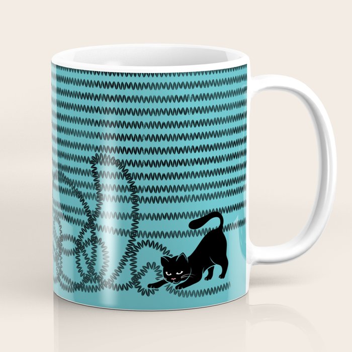 Unravel (in Blue) Coffee Mug Gallery Image 1