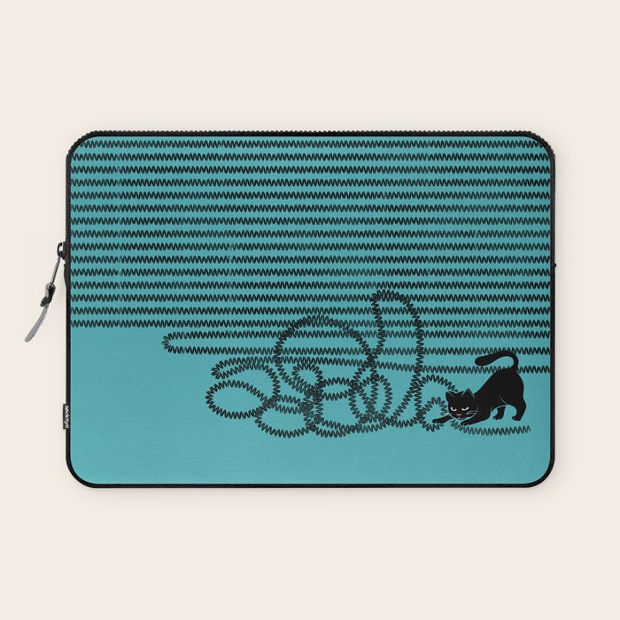 Unravel (in Blue) Laptop Sleeve Gallery Image 1