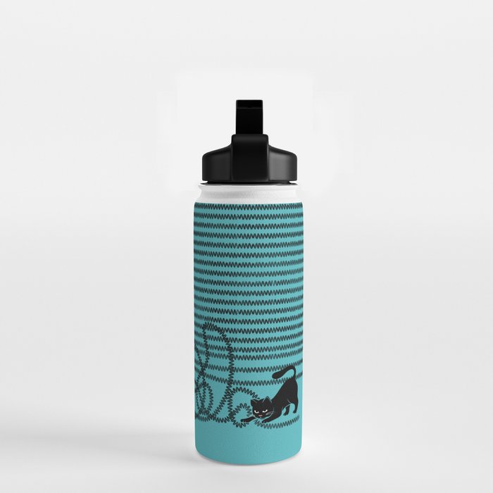Unravel (in Blue) Water Bottle Gallery Image 2