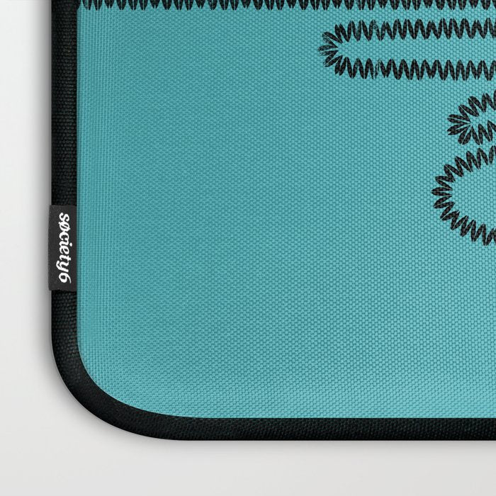 Unravel (in Blue) Laptop Sleeve Gallery Image 3