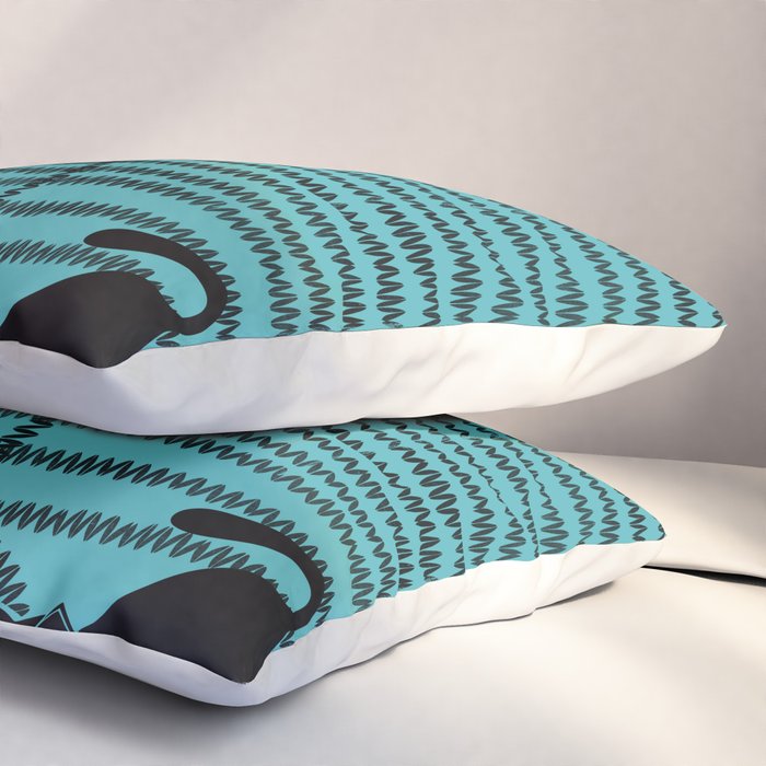 Unravel (in Blue) Pillow Sham Gallery Image 3