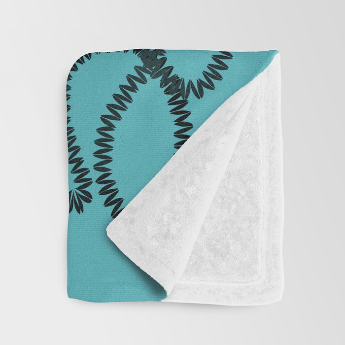 Unravel (in Blue) Throw Blanket Gallery Image 3