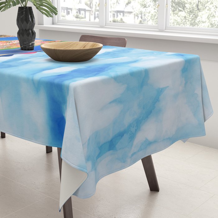 Flower Field Stream Tablecloth Gallery Image 3