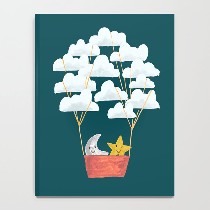 Hot cloud baloon - moon and star Notebook Gallery Image 4