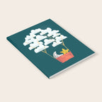 Hot cloud baloon - moon and star Notebook Gallery Image 2