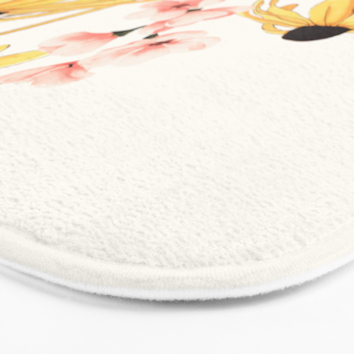Summer Flowers Bath Mat Gallery Image 3
